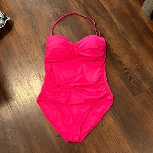 Pink One Piece Swimsuit